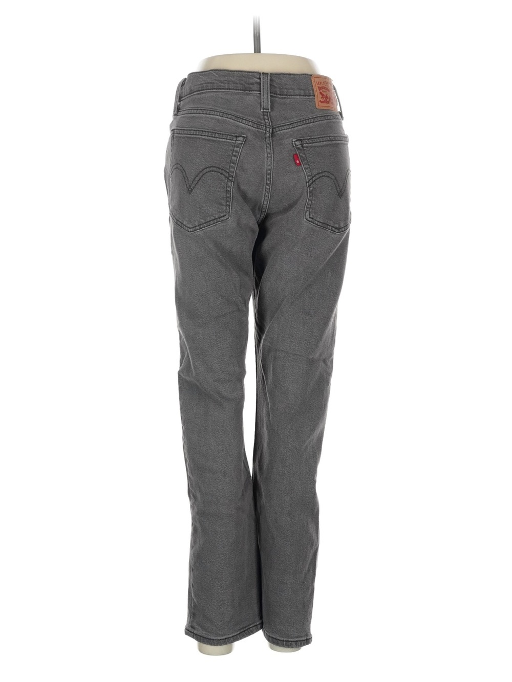 Levi's Women's Gray Straight-Leg Jeans - Picture 2 of 5